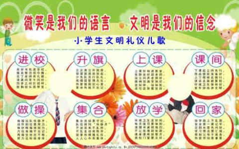 小學(xué)生文明禮儀 - 教育名詞