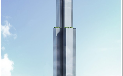 天空城市 - 湖南省長沙市望城區(qū)建設(shè)中的摩天樓