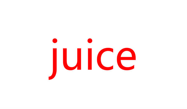 juice - 英語(yǔ)單詞